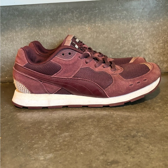 Puma Vista Metallic Women’s Sneakers Size 9 Burgundy / Purple / Excellent Used - Picture 3 of 12
